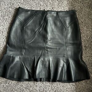 Leather skirt BCBGMAXAZRIA